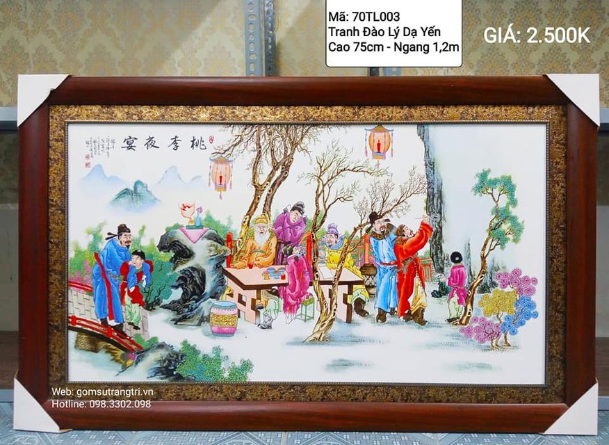 TRANH ĐÀO LÝ DẠ YẾN